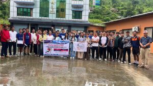 कालिका मन्दिरदेखि सालग्राम सङ्ग्रहालयसम्म दौड प्रतियोगितामा हुँदै