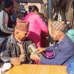 प्रेस सेन्टरको स्थापना दिवसमा स्वास्थ्य परिक्षण