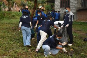 बागलुङका धार्मिक तथा पर्यटकीय स्थलहरूको सरसफाई अभियान सम्पन्न