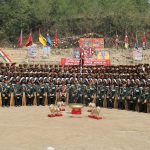 नेपाली सेनाको कालीजंग गणमा घोडाबाधेमा सैन्य आधार तालिम सम्पन्न, ९७ जना सैन्यहरू दीक्षित